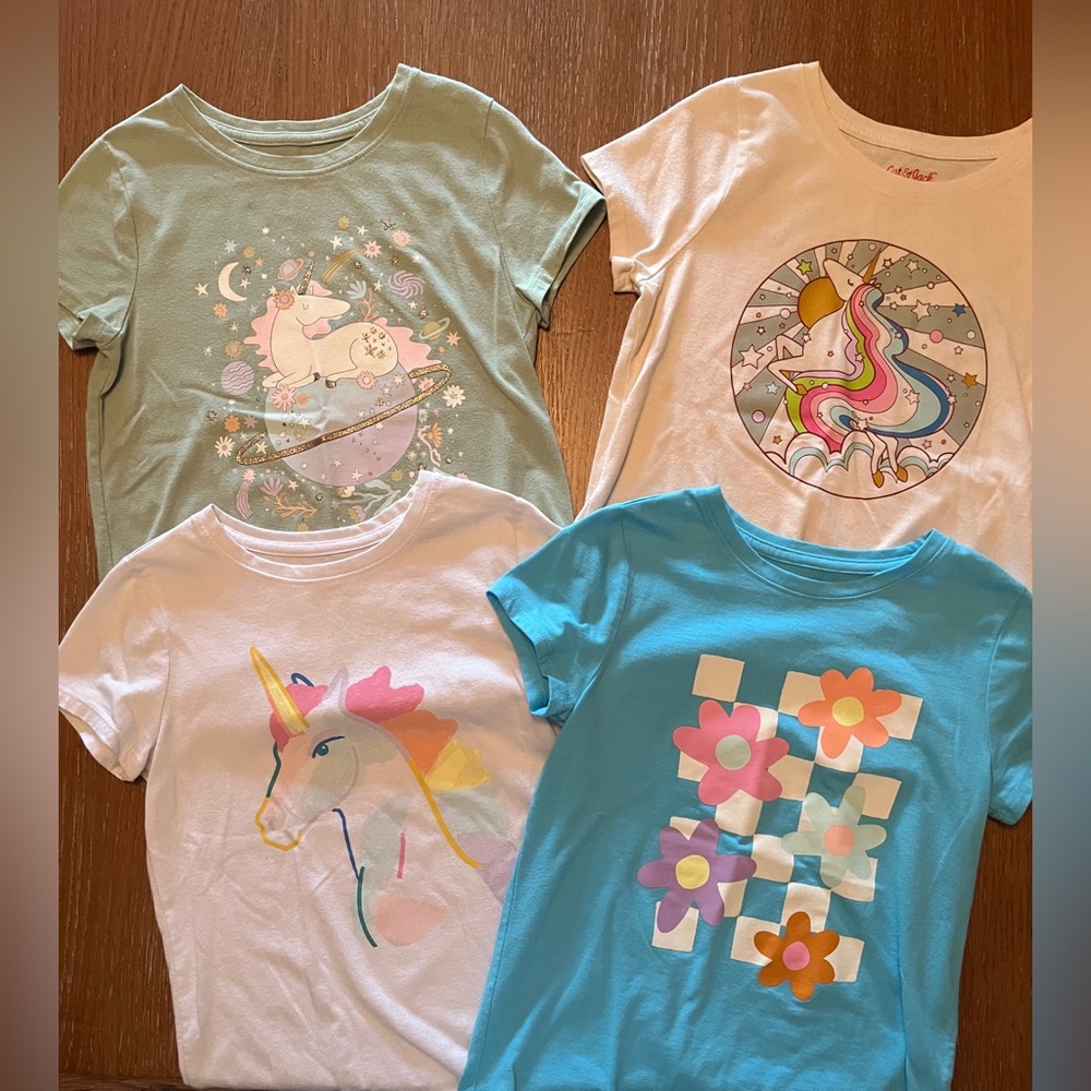 Cat & Jack girls shirts Size 8